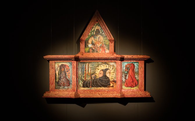 UMI Galerijoje – grupinė paroda „Nukritę į viršų“