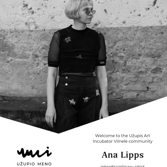 Prie UMI Vilnelės rezidentų jungiasi tarpdisciplininio meno kūrėja/as Ana Lipps