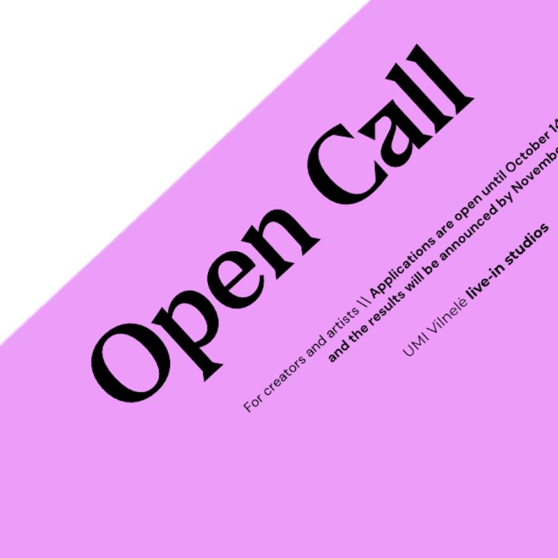 Open Call for a two cozy live-in residencies at UMI Vilnelė Residency